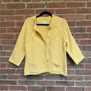Studio Works Mustard Cardigan Sweater‎